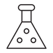 An icon representing surfboard material. 